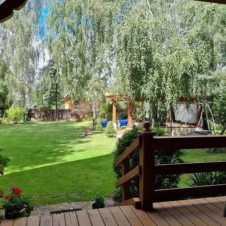 Drewniany Dom Z Kominkiem, Trasa S7 W 2h Z Warszawy I Gdanska Nad Jezioro Mielno Holiday home