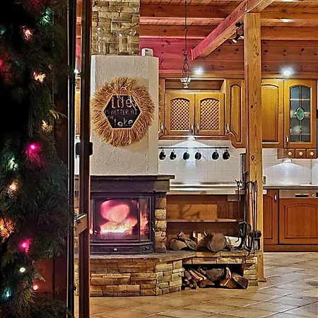Drewniany Dom Z Kominkiem, Trasa S7 W 2h Z Warszawy I Gdanska Nad Jezioro Mielno Holiday home Olsztynek